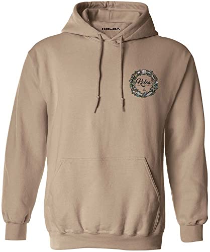 Koloa Surf Ladies Wreath Logo Pullover Hooded Sweatshirts in S-5XL2