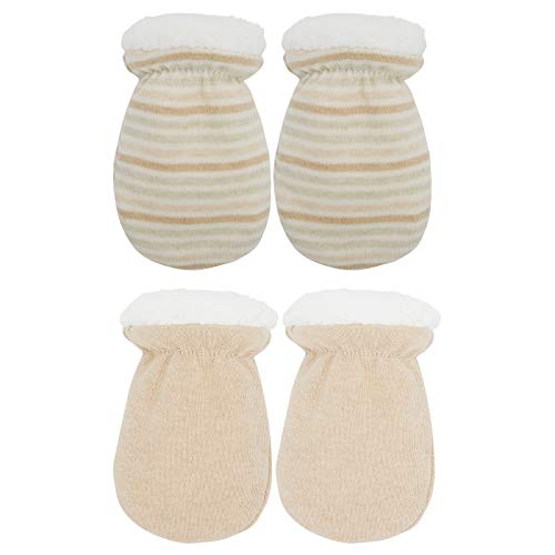 Newborn Mitten Gloves No Scratch Mittens Winter Warm Cotton Glove for Baby Boys Girls 0-12 Months