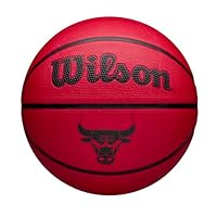 Wilson NBA Team Tribute Solid Basketball, Mit Pro-Nähten, Luftstabilität und Performance-Außenhülle, Für das Spiel im Freien, Material für alle Oberflächen, Team: Boston Celtics, Grün, Größe: 5