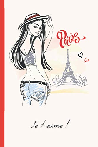 Carnet Paris notes lignées 100 pages format A5 journal intime souvenir voyage