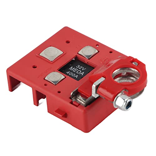 Sicherungshalter, Autobatterie Abgesicherter Anschlusspfosten, 32V 400A Sicherungsautomat Abgesicherte Autobatterie Set für Auto Marine Autoanhänger RV Boot