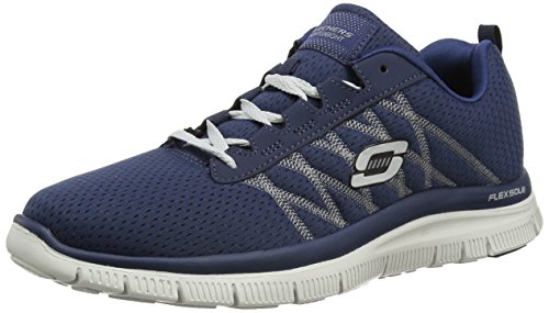 Image of Skechers Sport Men's Energy Downforce Lace-Up Sneaker | Training, Memory Foam, Leather and Mesh Upper, Dura-Grip Outsole, Traditional Lace-up