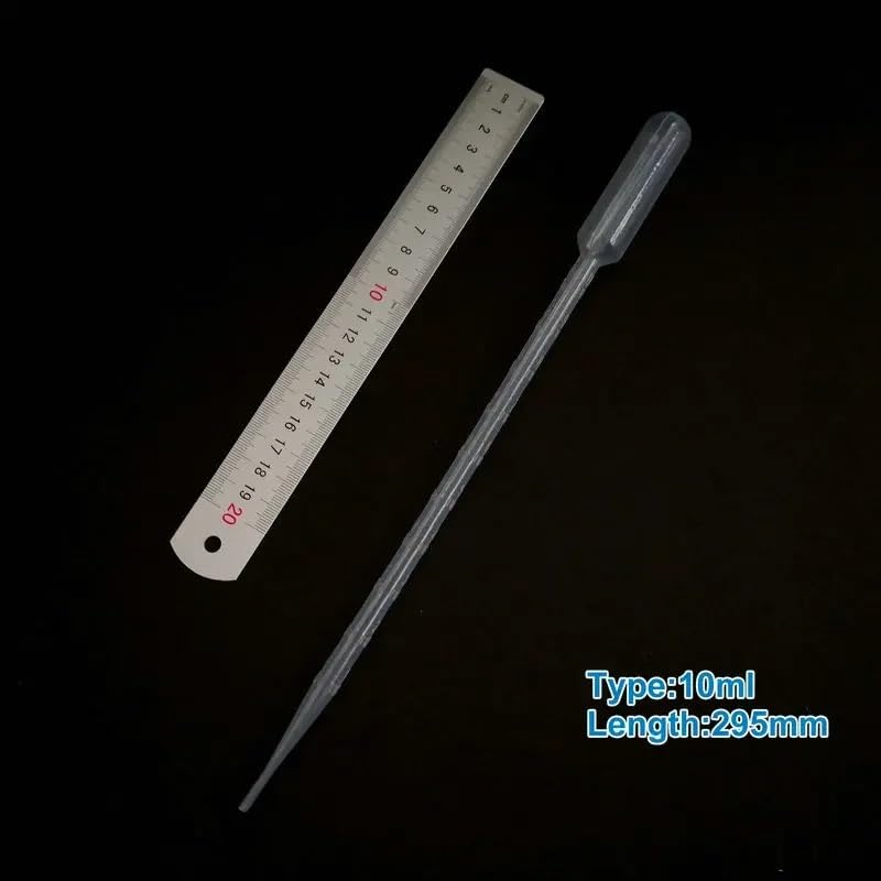Pipetten-Set aus (20 bis 200 Stück) for Schulexperimente – 0,2 ml bis 10 ml, for Laborzwecke(1ml 100pcs)
