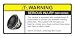 Warning Vehicle Equipped with Amps Subwoofer Speaker Vinyl Sticker Decal