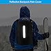 PATIKIL 40-50L Waterproof Backpack Rain Cover, Non-Slip Backpack Cover with Vertical Reflective Strap Stay Dry for Hiking, Camping, Hunting, M, Black