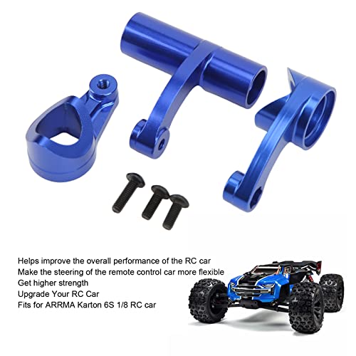 Conjunto de Direção RC, Blocos de Direção RC de Substituição de Liga de Alumínio para Carro Karton 6