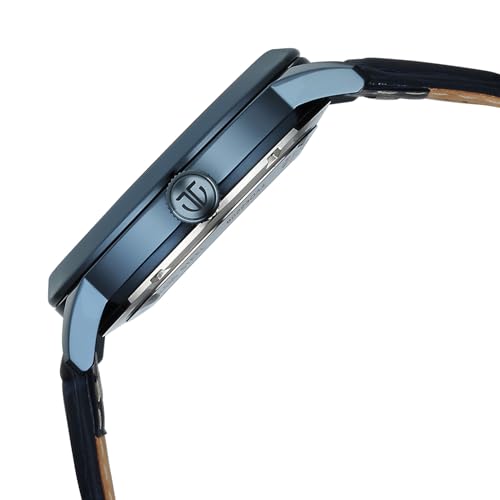 Image of Titan Phoenix Skeletal Automatic Analog with Bluel Leather Strap Watch for Men - 90223QL01