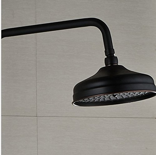 Mitigeur douche baignoire 3-ways Gowe en bronze huilé avec bec pivotant mural - 3
