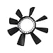 PartsFlow Radiator Cooling Fan for 1996-2002 Audi S4/A4/A4 Quattro/A6/A6 Quattro for 1998-2005 Volkswagen Passat 078121301E