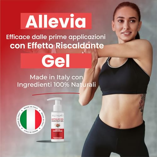 Artiglio Del Diavolo Extra Forte Gel Al 98%, Pomata Artiglio Del Diavolo Formula Naturale E Professionale Per Massaggi A Muscoli E Articolazioni (100 Ml) - 4