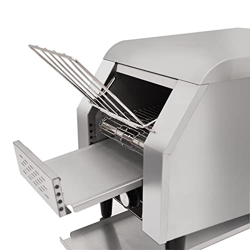 KWS CT-150 Commercial 1300W Electric Stainless Steel Conveyor Toaster for Restaurant and Home Use - Thumbnail 2