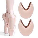 Ballet Dance Pointe Shoe Socks Pad, Toe Pads for Pointe Shoes, Anti-Slip Toe Half Socks, Relief Forefoot Pain Point Shoes Ballet Slipper(Color:Light Pink)