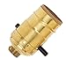 Satco 90-870 On-Off Push Thru Socket, Color