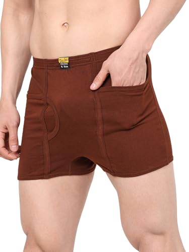 Image of Digsel Men 100% Cotton Inner Elastic Packet Trunks