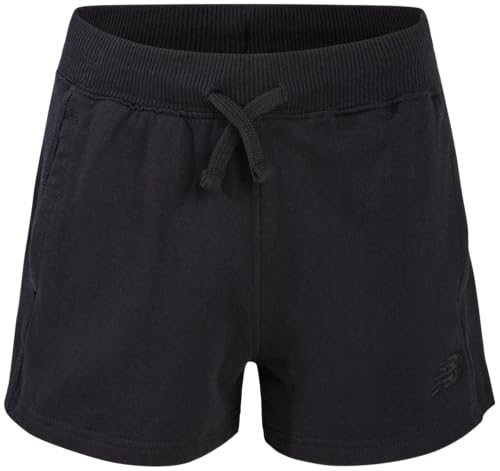 New Balance Girls Athletic Shorts - Pull On Active Fleece Girls Soccer Shorts with Pockets and Elastic Waistband (Size: 7-16)