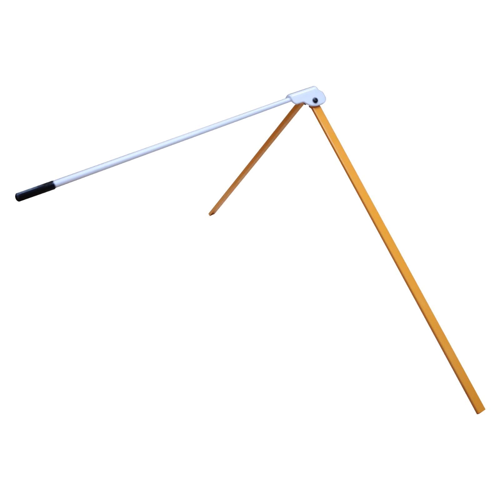 Menolana Football Kicking Tee Field Goal Kickers Stand Adjustable Soccer Target Folding Metal Flexible Football Holder for Kids Adults, Orange White