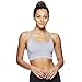 Reebok Women's Strappy Sports Bra - Racerback Medium Impact Bralette w/Removable Cups