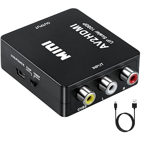 Aolirot Conversor de Video AV a HDMI 1080P Cover
