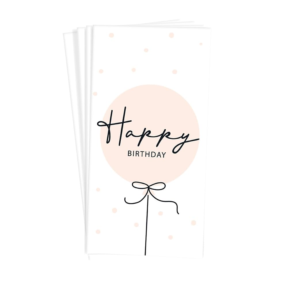 Grafik Workshop chusteczki higieniczne z sentencją, pomysł na prezent, 10 sztuk, Happy Birthday