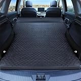 WJFTODAY Luftmatratzen fürs Auto, Universal-Luftmatratze, Luftbett, Auto, Reise, aufblasbasbares Bett, SUV, hinten für Sitz, Kofferraum, Reisematte, Auto-Innenausstattung, tragbare Isomatte (schwarz)