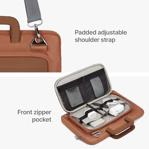 Image of uppercase Node Laptop Sleeve, Multi-Textured Quilted Design, Quick Access Pocket, Trolley Sleeve, Slide-in Handle & Detachable Shoulder Strap, Ideal for Men & Women | Office & Travel