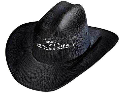 Chapeau de paille Ashton Noir Stars & Stripes pour vos journées ensoleillées et festivals