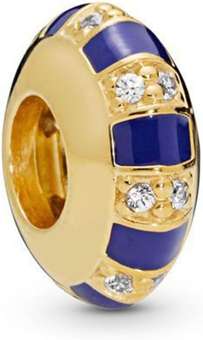 9 Pack Silver Bead Charms for Bracelets and Necklaces Charm for Woman Cubic Zirconias Dangle Pendant Jewelry Beads Set - Image 5