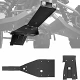 LUXEMOTO ATV Full Chassis Glide & Swing Arm Skid Plate Guard for Raptor 700 700R 06-25, Combined Aluminum...