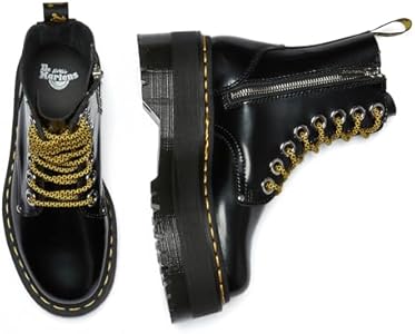 Dr. Martens Jadon Max Black UK 6 (US Women's 8) | Amazon.com.br