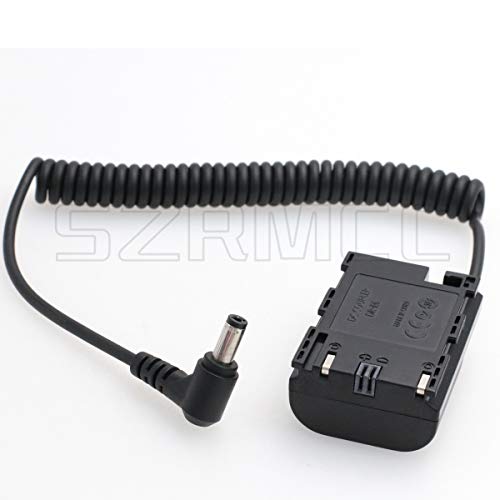 SZRMCC DC 2.5�v���O����V����DR E6(LP E6) �_�~�[�o�b�e���[ Canon 60D 70D 80D �J���� SmallHD 501 502 702 ���j�^�[�p