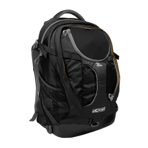 Kurgo G-Train - Dog Carrier Backpack for Small Pets - Cat & Dog Backpack for Hiking, Camping or Travel - Waterproof Bottom - Black