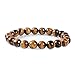 Natural A Grade Golden Tiger's Eye Gemstone 8mm Round Beads Stretch Bracelet 7" Unisex