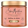 SheaMoisture Define & Shine Styling Gel + Flaxseed Coconut&Hibiscus Hydrates,Holds Your Style All Day Infused With Glycerin,Coconut Oil an Invigorating Sweet Scent ParabenFree Frizz Control Gel 15OZ