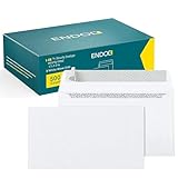 EnDoc #6 3/4 sobres de seguridad autosellados, 500 unidades, 6 1/2 x 3 5/8 pulgadas, sin ventanas tintados de privacidad,...