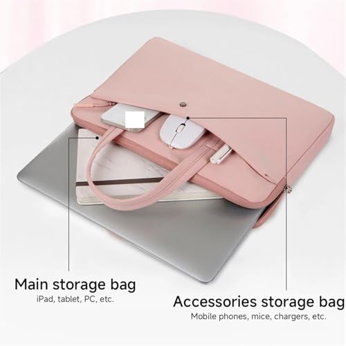 Funda para portátil de mujer con compartimento de tableta 4