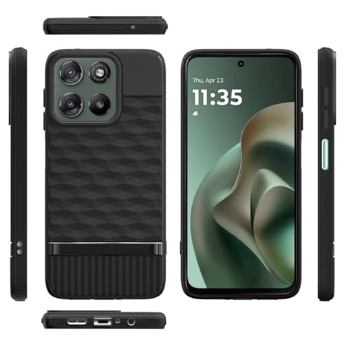 Image of Shockproof Case Compatible with Motorola Moto G67 Power 5G / G57 Power 5G | Full Camera Protection | TPU Flexible Back Cover for Motorola Moto G67 Power 5G / G57 Power 5G (Matte Black)