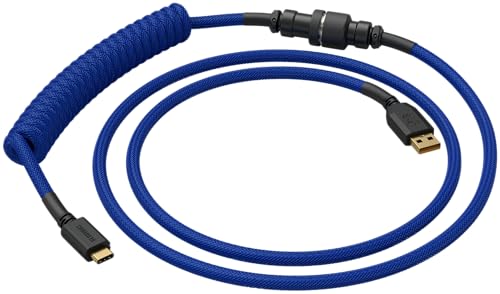 GLORIOUS Gaming Premium Coiled Keyboard Cable - Gold Plated USB-A (PC) to USB-C (Keyboard), Tangle Resistant… – Ansicht 2