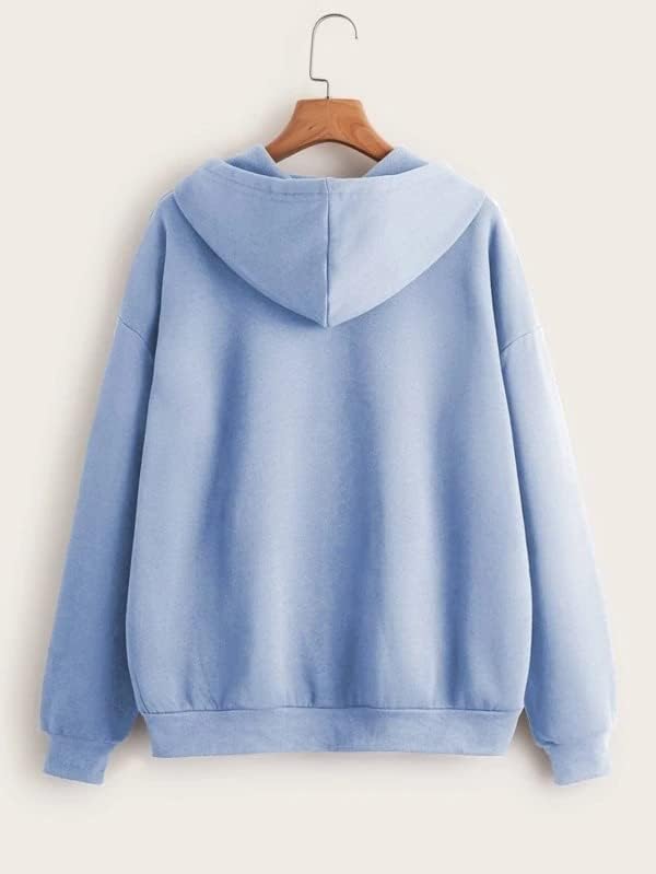 Image of Zipper Solid Black Full Sleeves Hooded Neck Casual Fit Stylish Regular Winter Wear Hoodie for Women Men