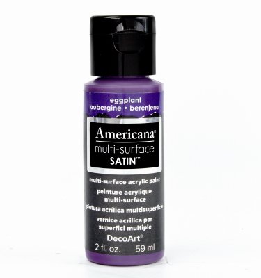 DECO ART DA532-30 Americana Multi Surface Satins Eggplant 2OZ - Quantity 3
