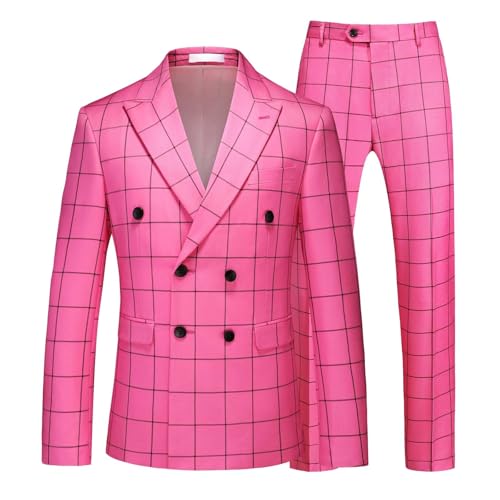 Traje a cuadros para hombre ideal para bodas eventos de gala y reuniones de negocios
