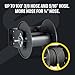 Active Hose Reel for Pressure Washer Hoses with 3/8” Female QC Adapter, 100ft Pressure Washer Hoses (3/8” or 5/16”). Included 2 ft jumper hose & M22-14mm adapter, 16” stud spacing mounting bracket