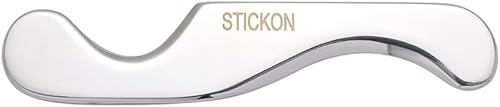 Miniatura 4 de STICKON Juego de herramientas de masaje Gua Sha de acero inoxidable, herramientas de masaje de raspado Gua Sha, gran herramienta de movilización de