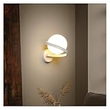 Apliques de pared Lámpara de pared LED moderna - Lámpara de vidrio ..1 Diseño de escudo Lámpara de pared interior Lámpara de acrílico Pantalla Lámpara de noche decorativa, Interior