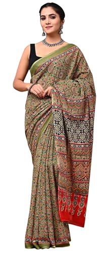 Sari en coton indien imprimé pour sublimer vos soirées et fêtes d'été