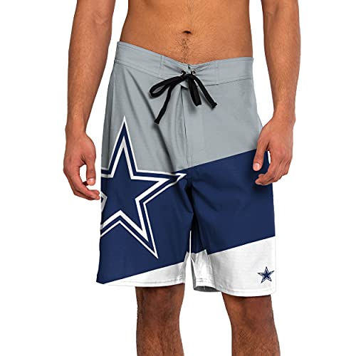 Image of FOCO Mens NFL Team Logo Color Dive Swim Boardshorts