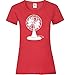 Tarcza pilarska wentylator damski Lady-Fit T-Shirt, czerwony, M