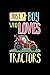 Tractor Farming Notebook Just A Boy Who Loves Tractors: Tractor Farming Notebook graph paper 120 pages 6x9 perfect as math book, sketchbook, workbook and diary Great Gift For Tractor Fans