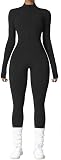 Vmhkjo Jumpsuit Damen Lang Eng Thermo Langarm Reißverschluss Overall...