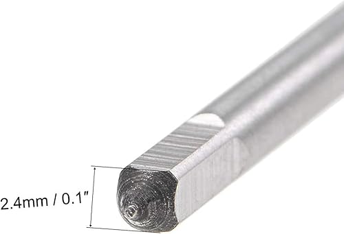 Miniatura 3 de Tapón de punta en espiral rosca M2 x 0.4 rosca, rosca de tierra H2 3 flautas, acero de alta velocidad HSS 6542, grifo recubierto de titanio, rosca