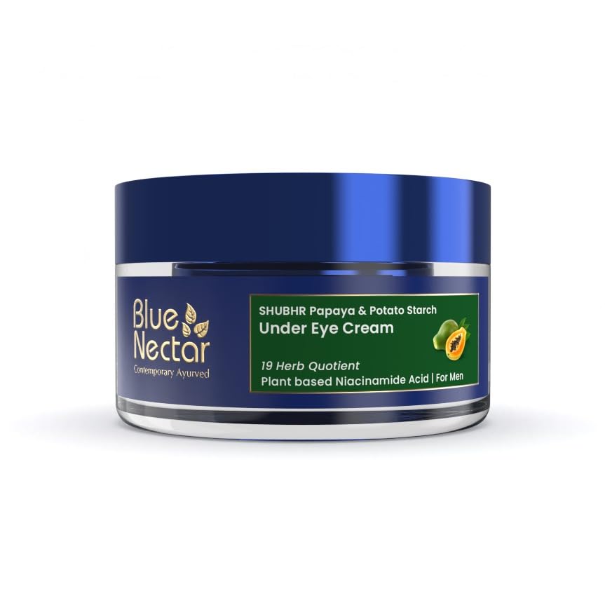 Blue Nectar Under Eye Cream for Dark Circles for Men, 15 g (Pack of 1)